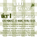 Starter Stitch Virtual Session