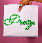 Custom 3D Script Sweatshirt