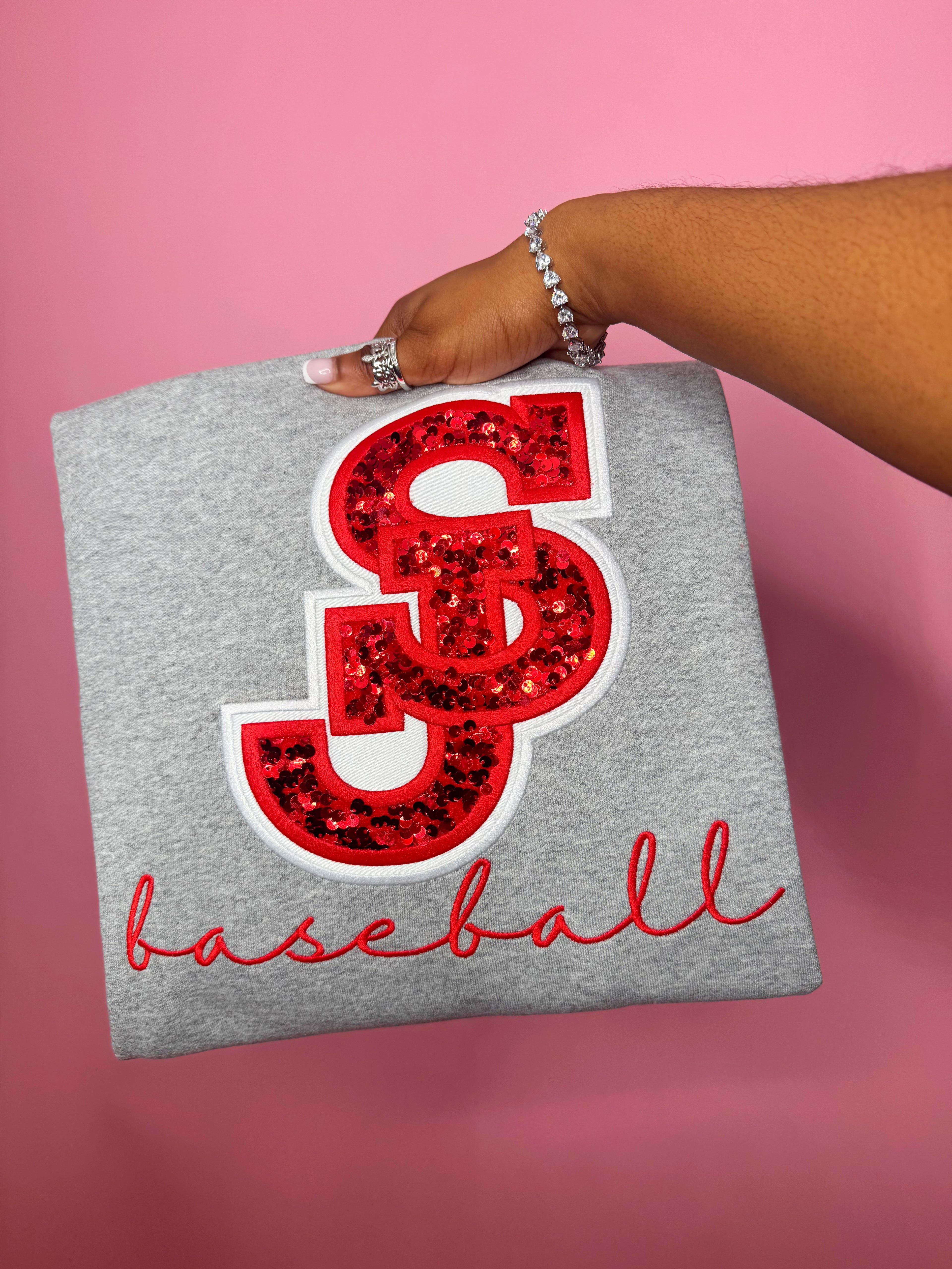 Takes Two Sequined & Sparkled Sweatshirt