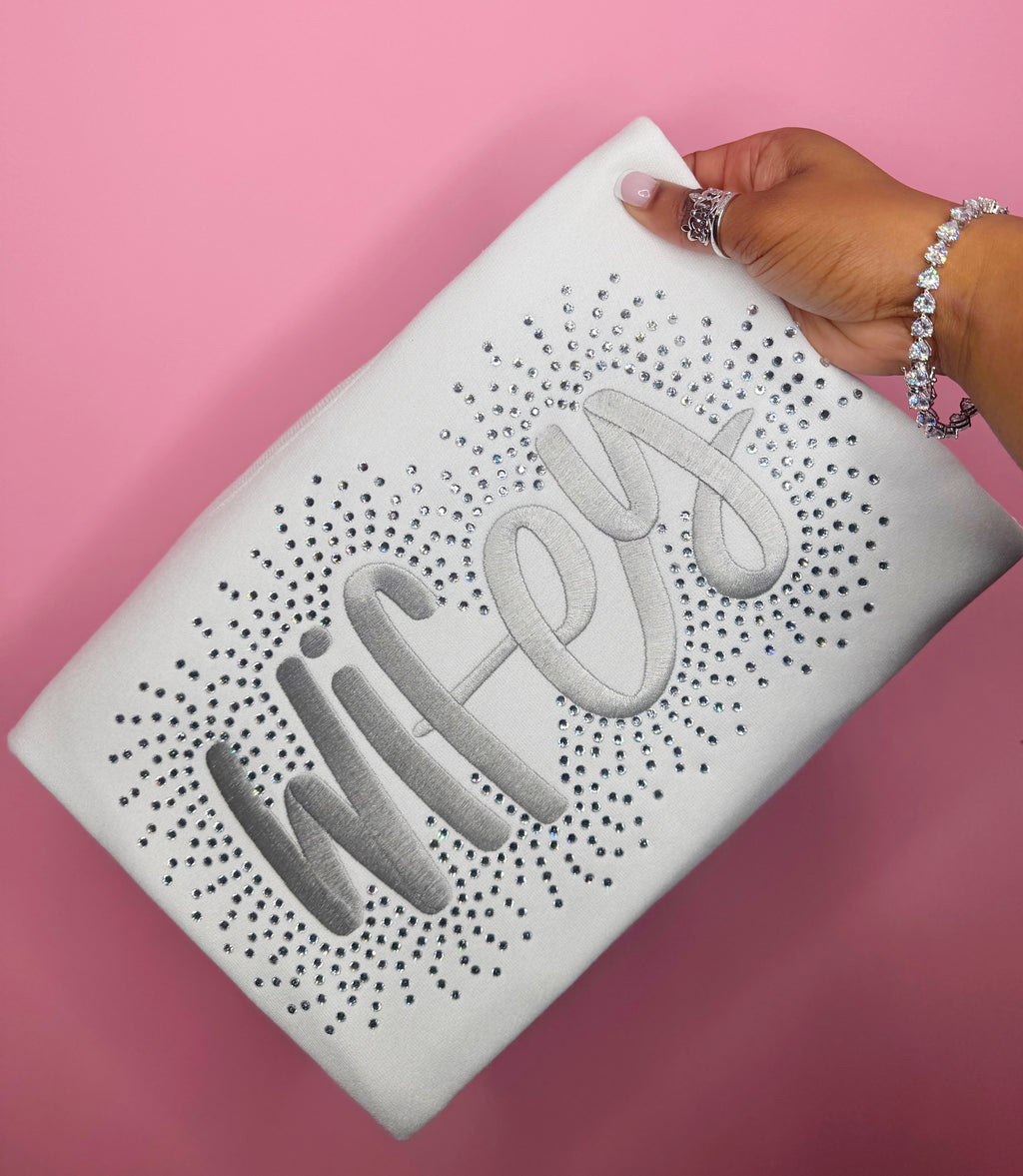 Custom Stitched & Stoned Sweatshirt