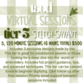 Stitch Savant Virtual Sessions