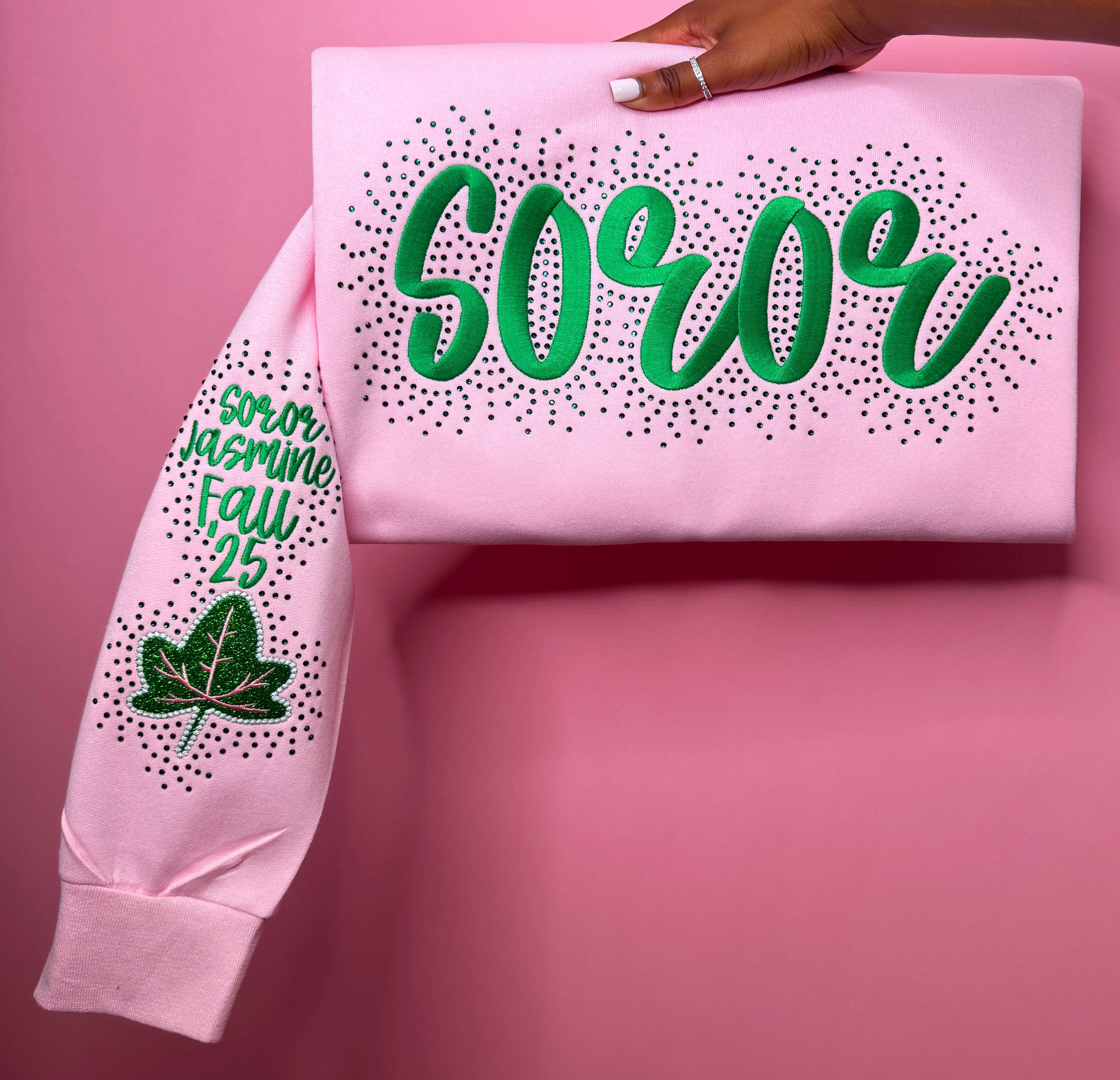 Soror Stitched & Stoned Sweatshirt