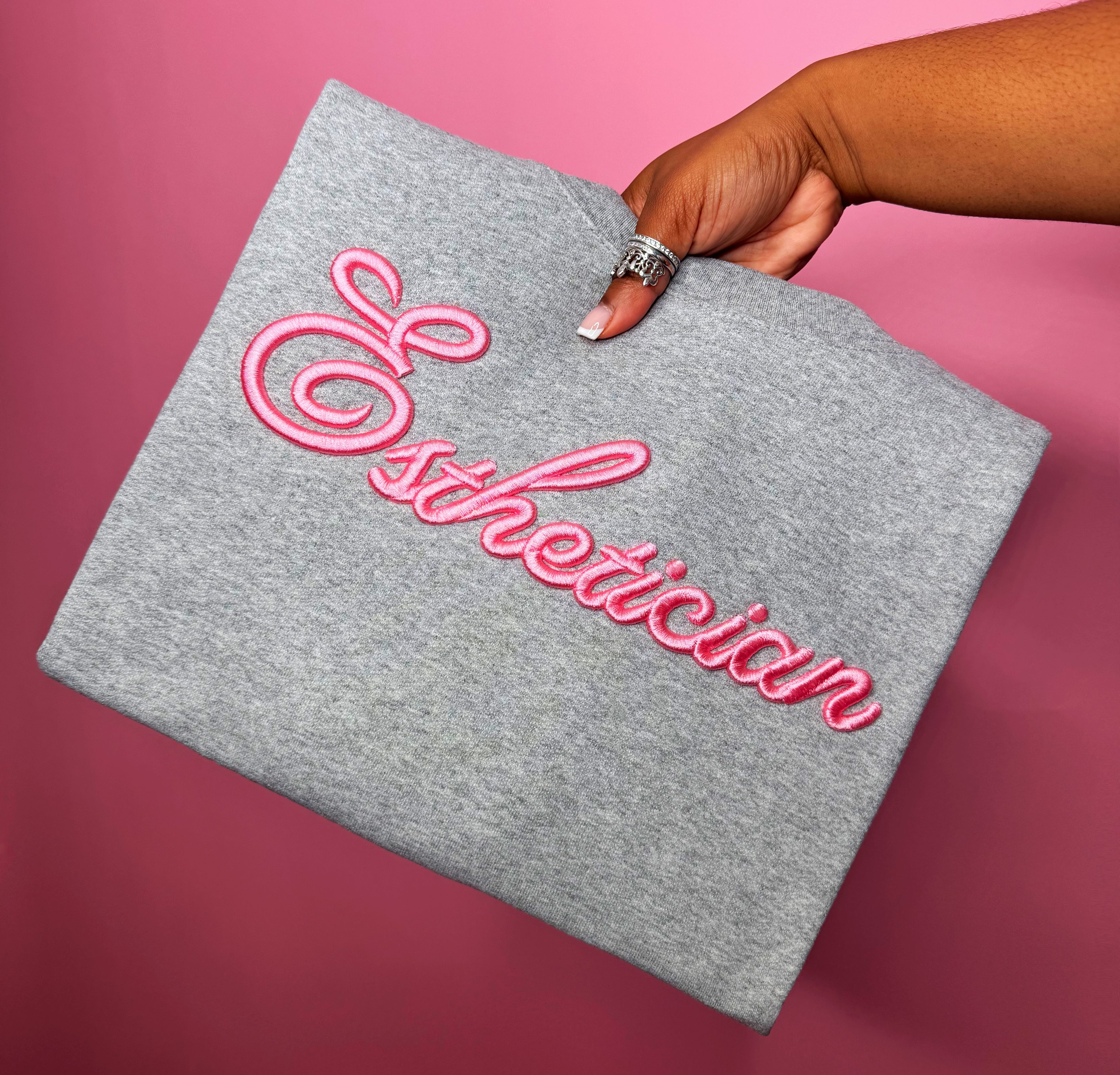 Custom 3D Script Sweatshirt