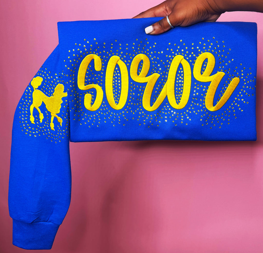 Soror Stitched & Stoned Sweatshirt