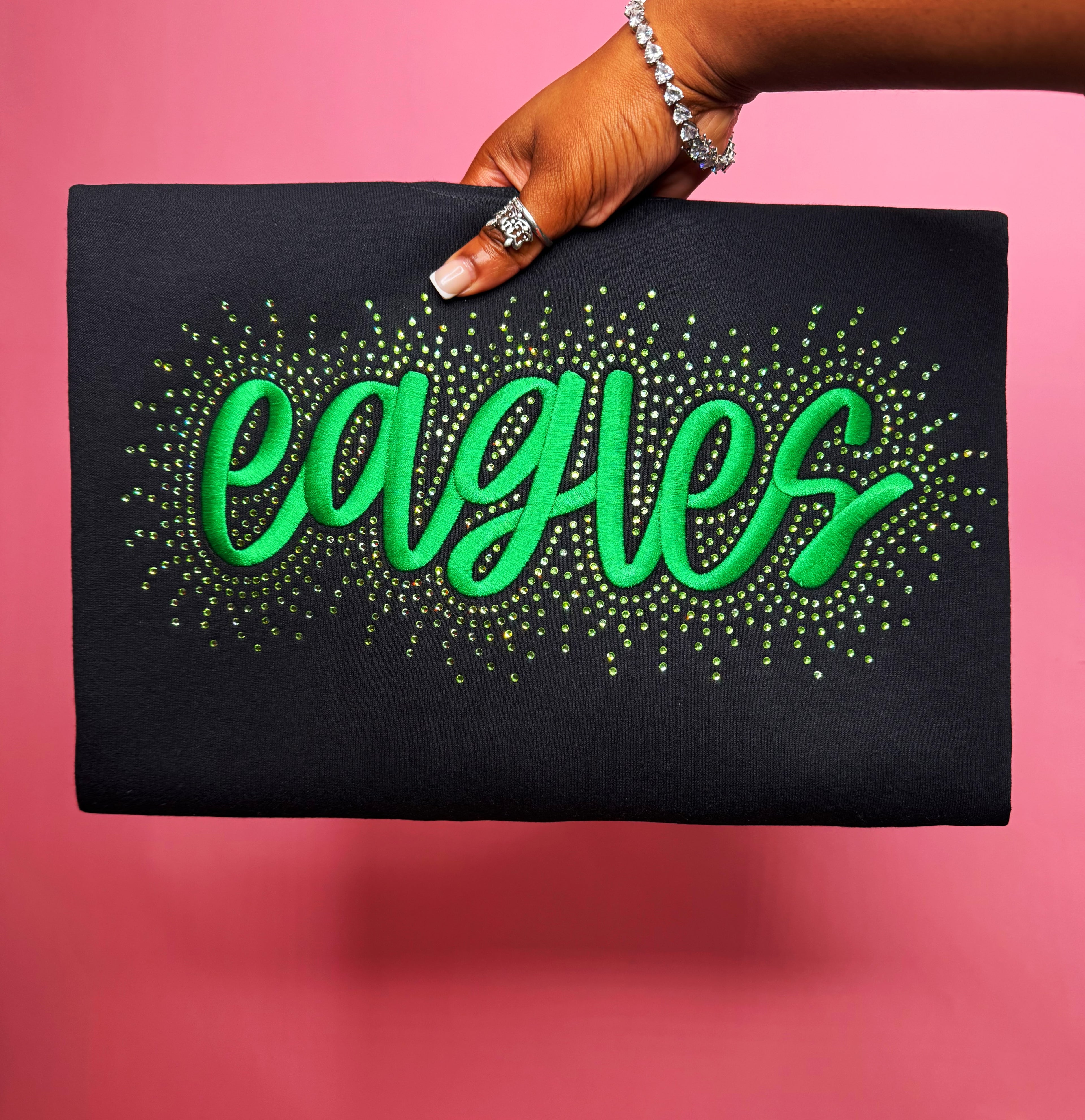 Custom Stitched & Stoned Sweatshirt