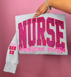 Nurse Glittered Sweatshirt