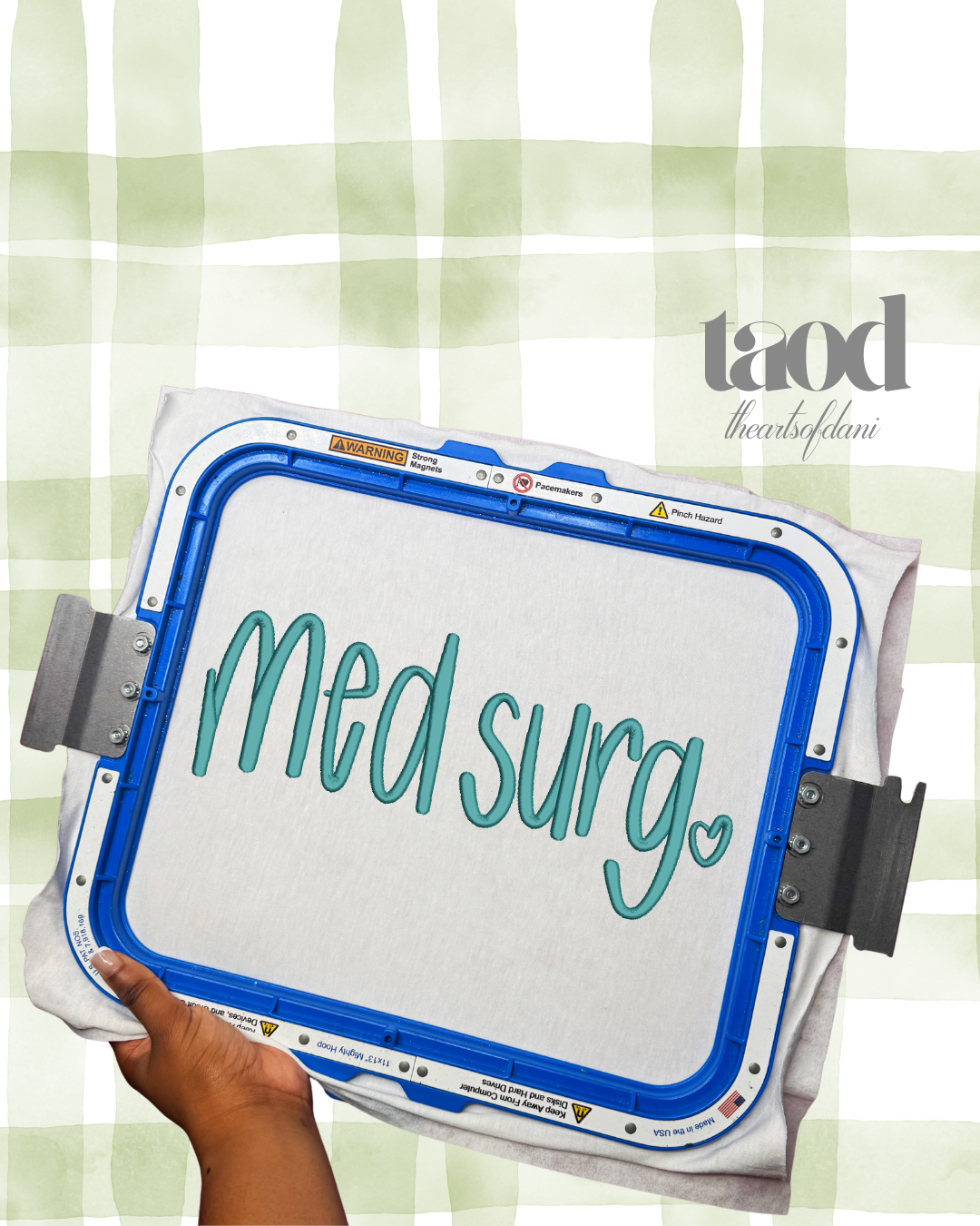 Med Surg Handlettered