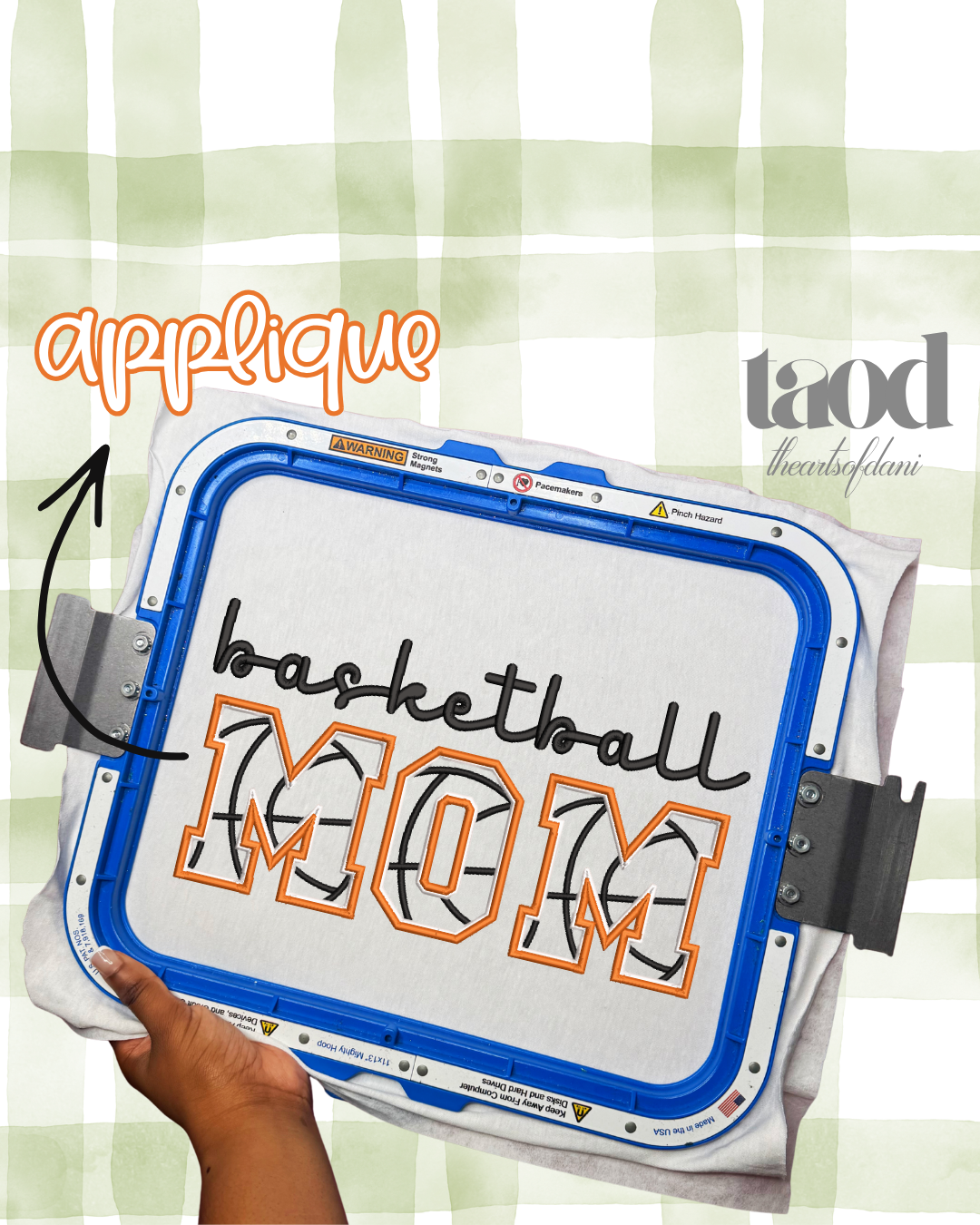 Basketball Mom Applique