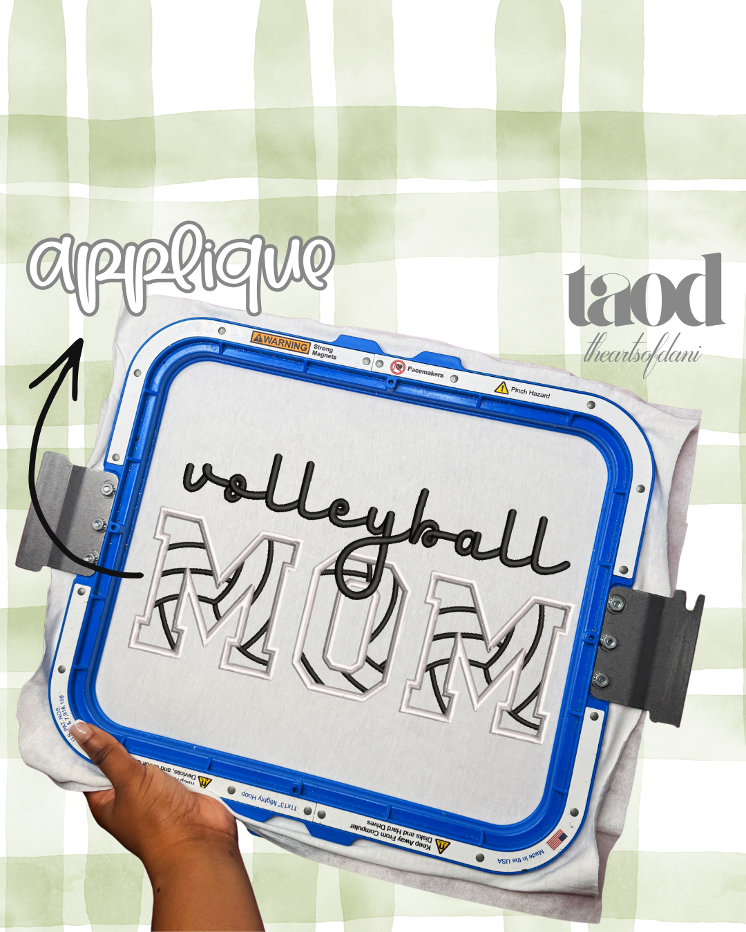 Volleyball Mom Applique