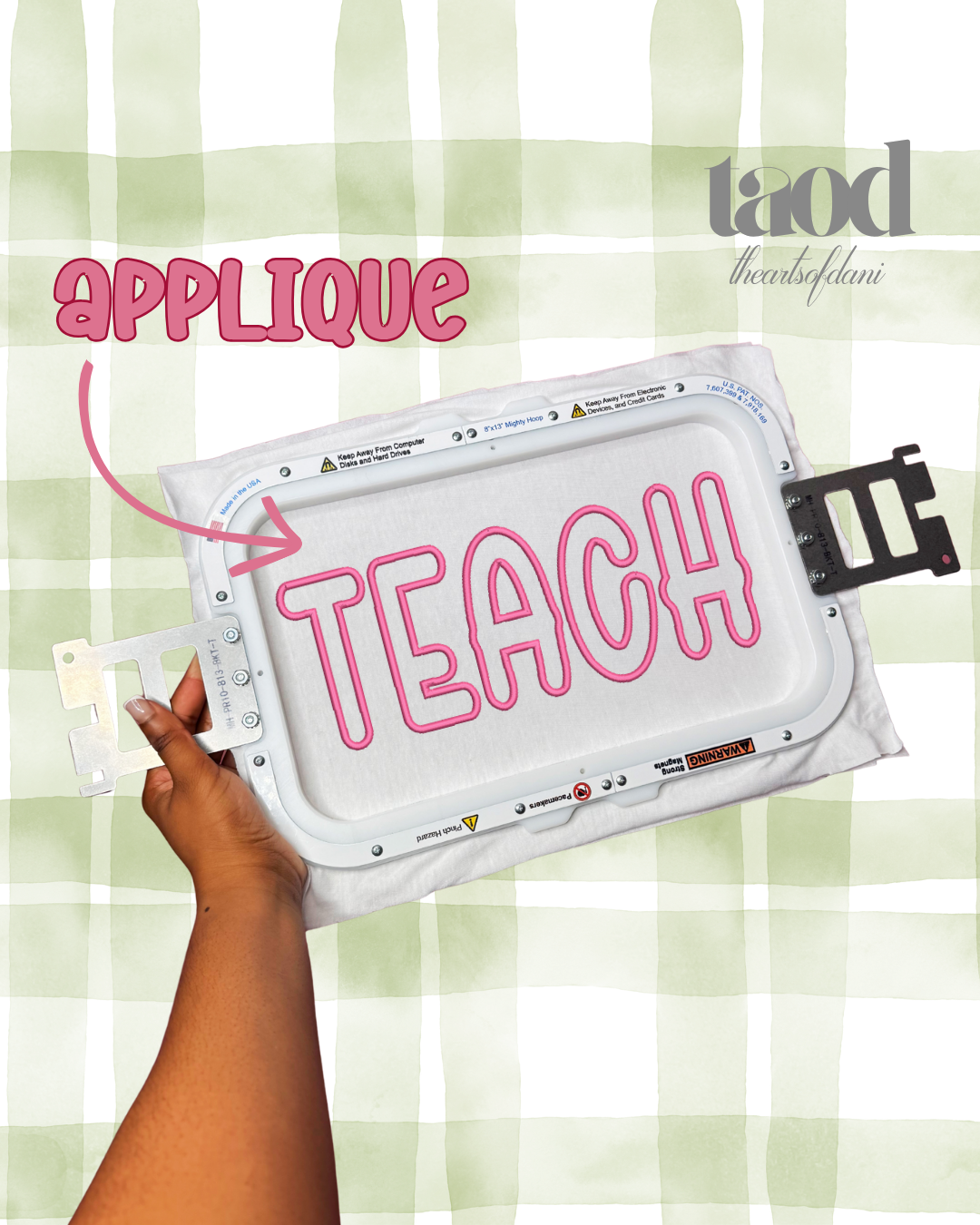 Bubbly Teach Applique