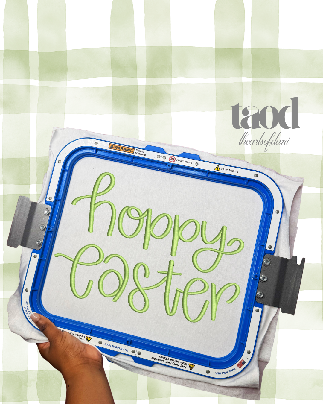 Hoppy Easter Cursive Handlettered